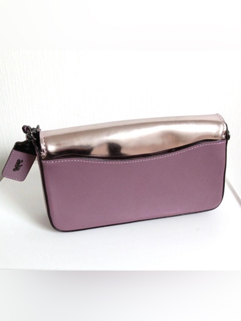 Coach 1941 Metallic Leather Dinky Bag EUC - Picture 2 of 4